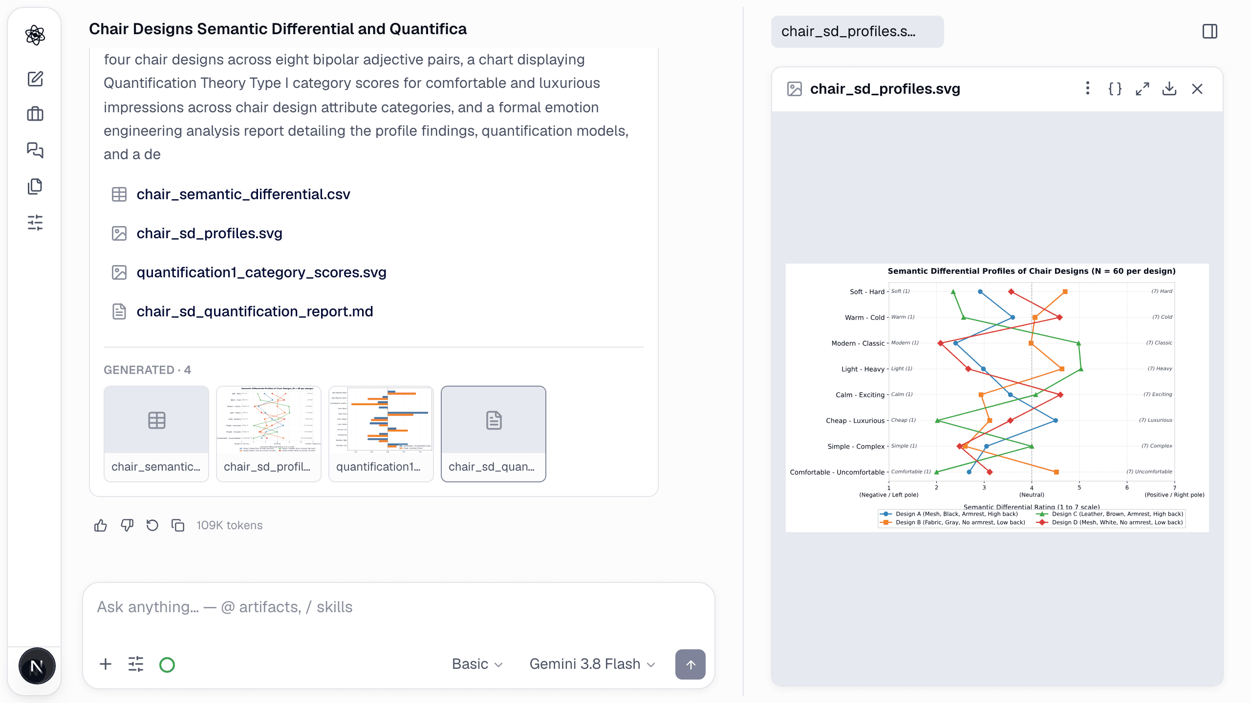Neutropic for emotion engineering — semantic differential to design variables