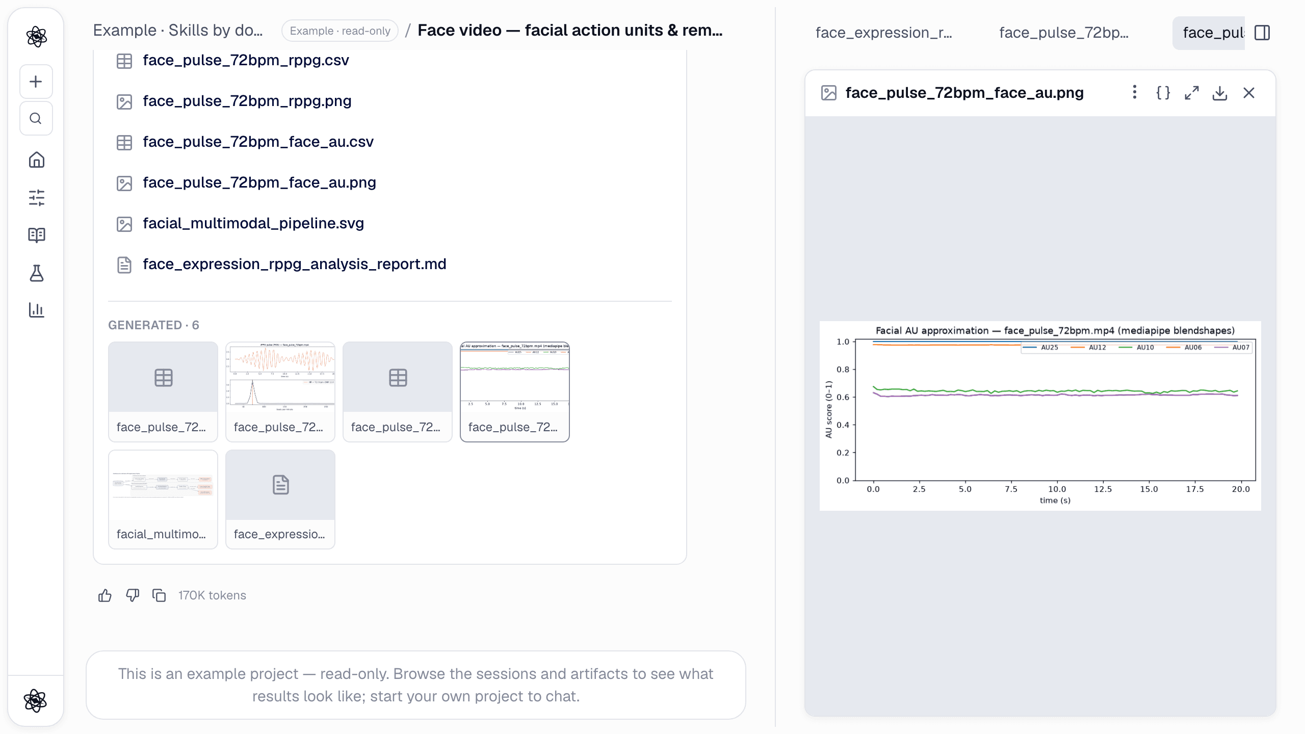 Facial expression analysis: action units from video and photos