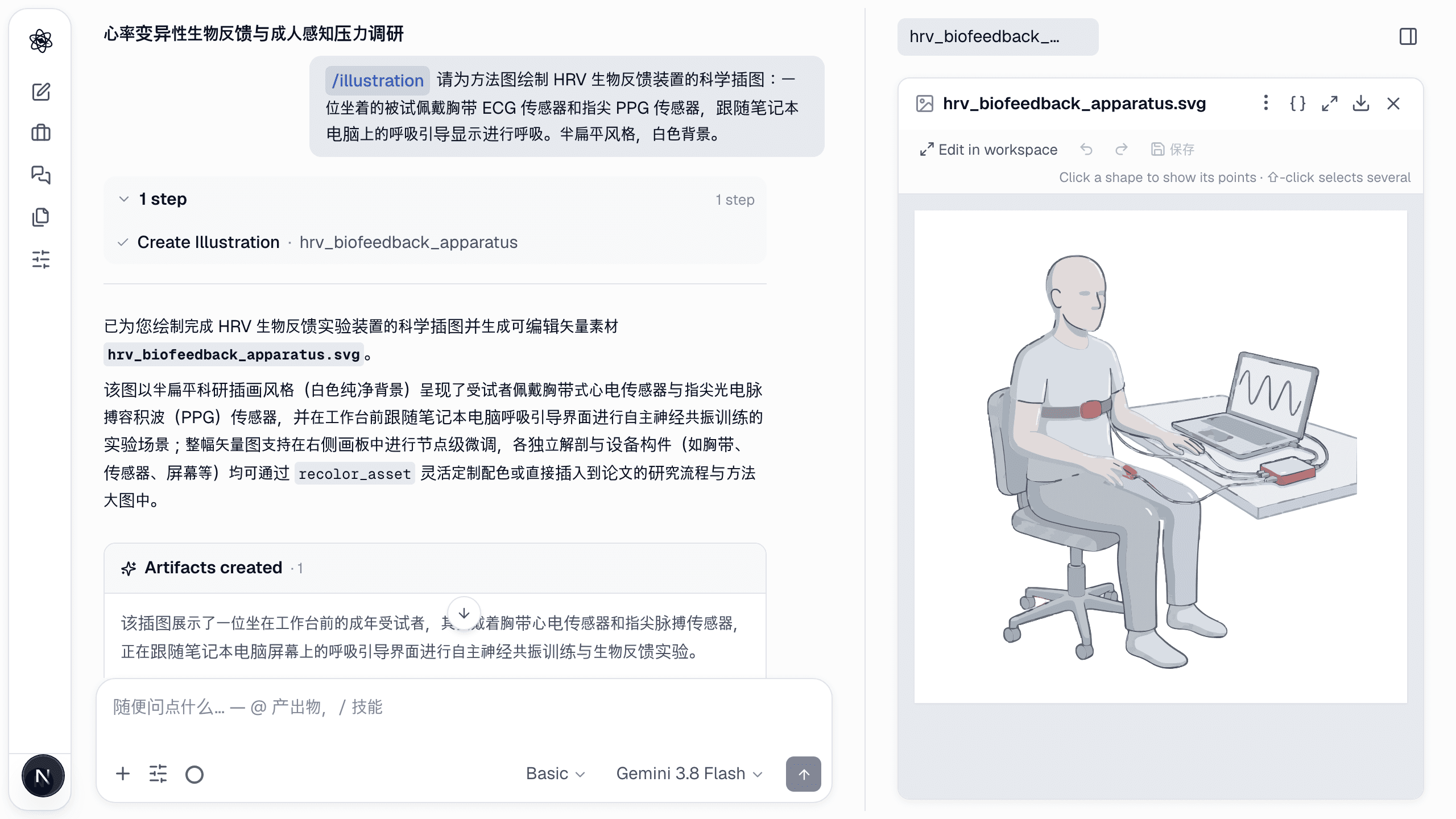技能指南：/illustrate — 科学矢量插图