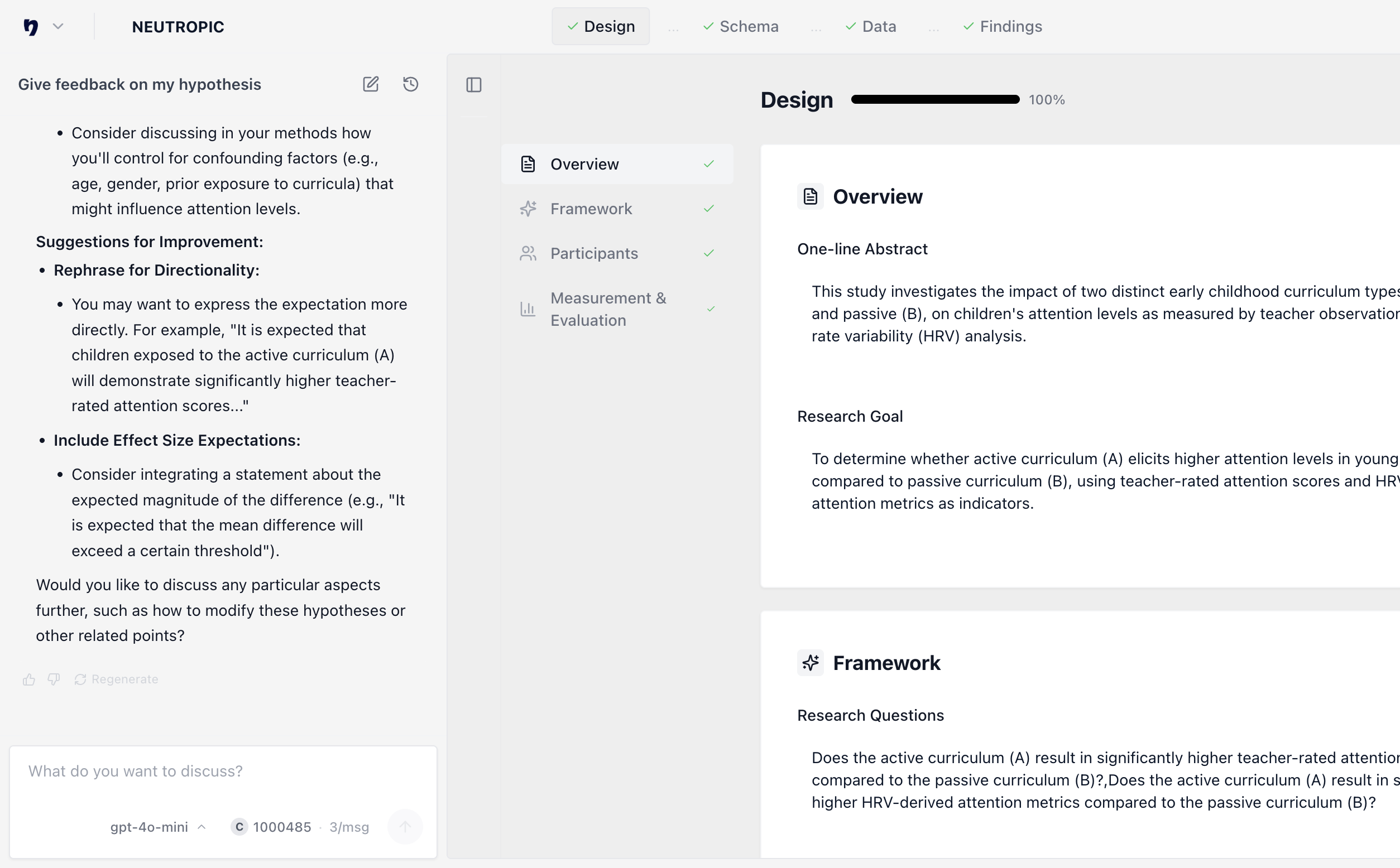 Complete your design through conversation with AI
