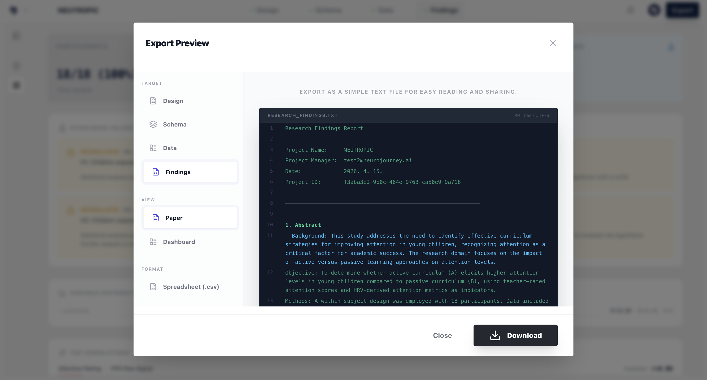 Share instantly in any format